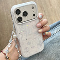 White Pearl Chain iPhone Case