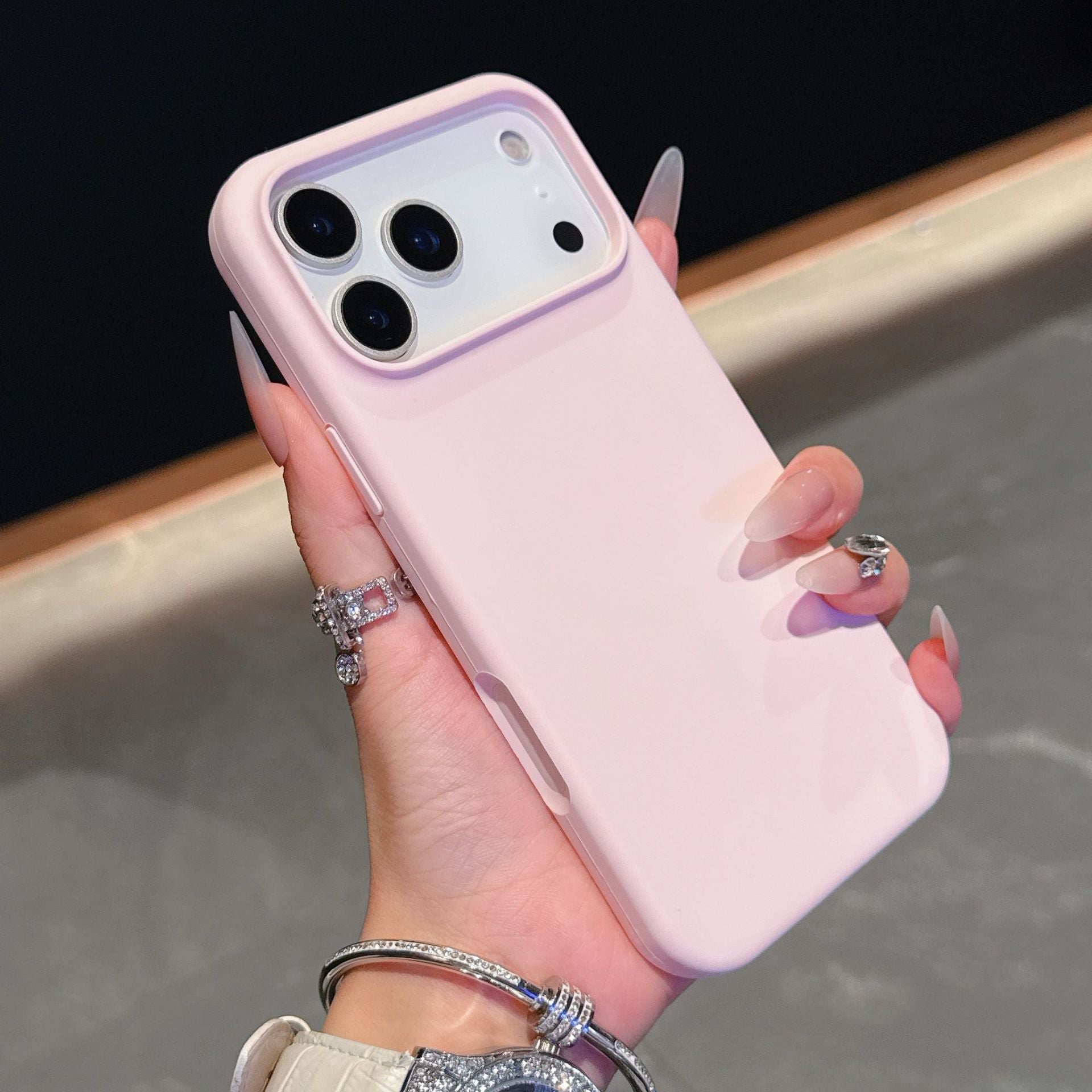Soft Pink Silicone iPhone Case
